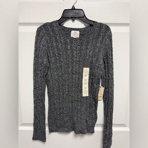 St.‎ John's Bay Dark Gray Knit Sweater size XS